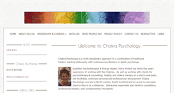 Desktop Screenshot of chakrapsychology.co.uk