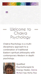 Mobile Screenshot of chakrapsychology.co.uk
